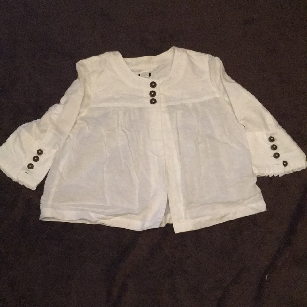 J. Crew Cropped Blouse